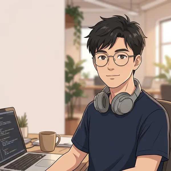Ảnh đại diện anime lập trình viên văn phòng