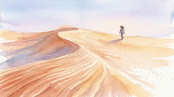 Bình minh trên đồi cát Mũi Né