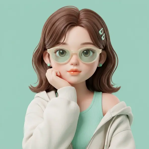 Chân dung búp bê nghệ thuật 3D phong cách đồ chơi