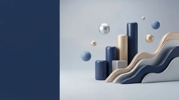 Nền slide báo cáo tài chính tối giản