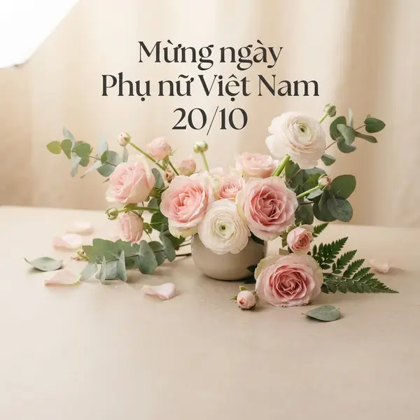 Thiệp 20/10 tặng cô giáo và bạn nữ