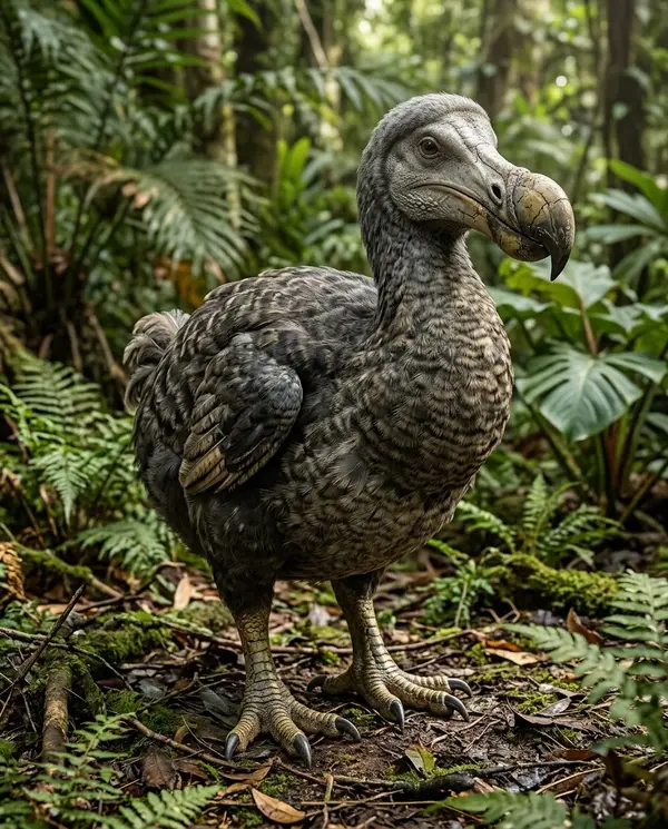 Tranh minh họa chim dodo sống động